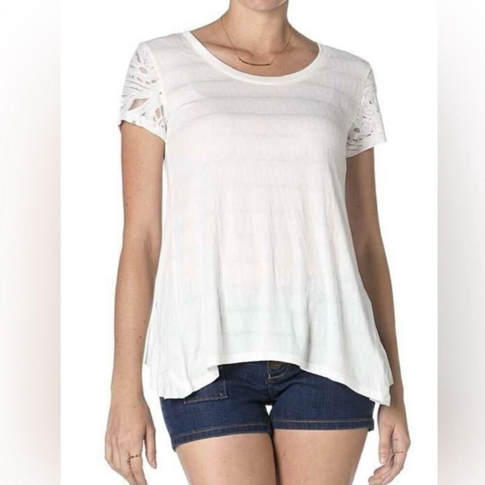 Miss me ruffle back crop top NWT S